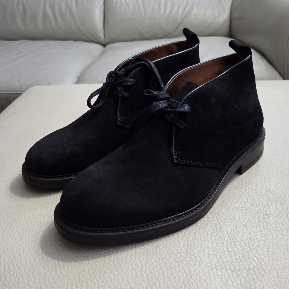 Massimo Dutti Men's Split Suede Ankle Boots - Made In Portugal - EU 42/US 9